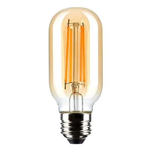 Satco S21378, T14 LED Filament, 5.5W, 120V, 2000K Warm White, 500 Lumens, Medium E26 Base, Clear Finish