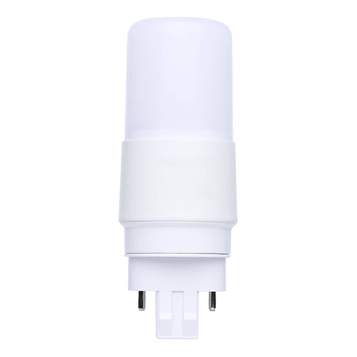 Satco S21424, PL LED, 5W, 120-277V, 5000K Natural Light, 650 Lumens, GX23 Base, Type A/B Dual Ballast, Frost Finish