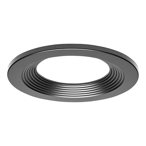 Satco S21654, CDL 6IN ROUND TRIM BRONZE, Plus Series Commercial LED Downlight Trim, 6 Inch Round, Bronze Finish, Compatible with Plus Series S21601