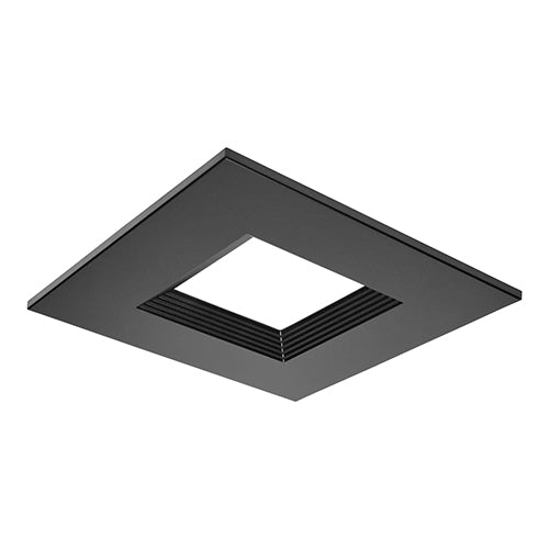Satco S21669, CDL 8IN SQUARE TRIM BRONZE, Plus Series Commercial LED Downlight Trim, 8 Inch Square, Bronze Finish, Compatible with Plus Series S21610