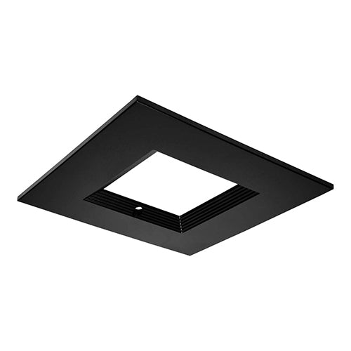 Satco S21696, CDL 10IN SQ INT-EM TRIM BRONZE, Plus Series Commercial LED Downlight Trim, 10 Inch Square, Bronze Finish, Compatible with Plus Series S21615