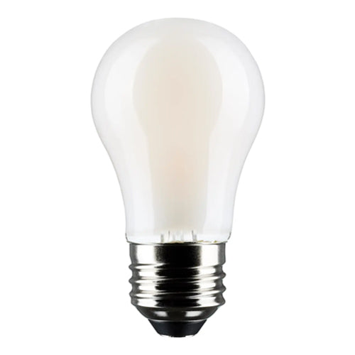 Satco S21874, A15 LED Filament, 5.5W, 120V, 2700K Warm White, 450 Lumens, Medium E26 Base, Frost Finish