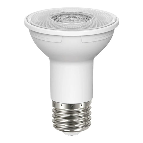 Satco S22211, PAR20 LED, 5.5W, 120V, 4000K Cool White, 500 Lumens, Medium E26 Base, Clear Finish, 6 Packs