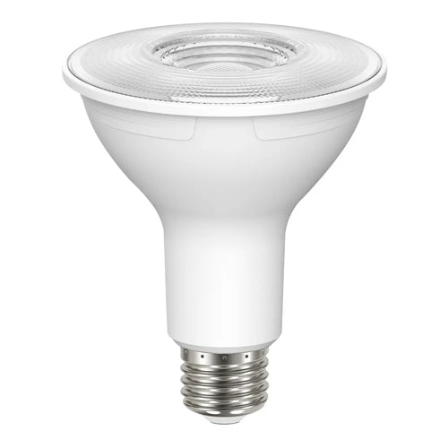 Satco S22215, PAR30L LED, 8.5W, 120V, 4000K Cool White, 700 Lumens, Medium E26 Base, Clear Finish, 6 Packs