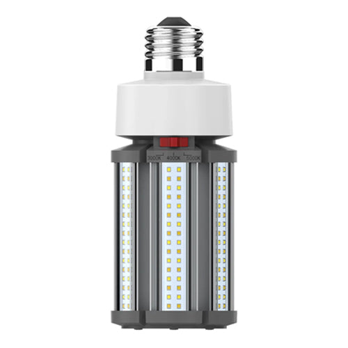 Satco S23162, LED HID Replacement, 36W, 277-480V, 3000K/4000K/5000K, 4680/5040/4860 Lumens, Medium E26 Base, White Finish