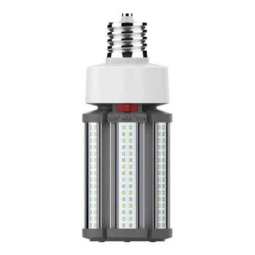 Satco S23164, LED HID Replacement, 36W, 277-480V, 3000K/4000K/5000K, 4680/5040/4860 Lumens, Mogul EX39 Base, White Finish