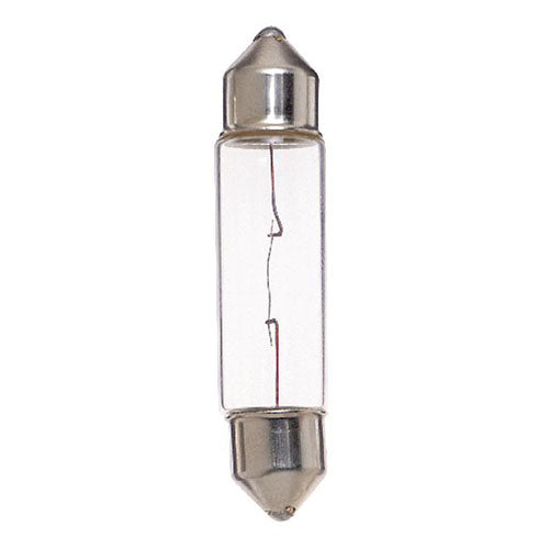 Satco S2399, T3 1/4 Miniature, 3W, 24V, Festoon Base, Clear Finish, 50 Packs