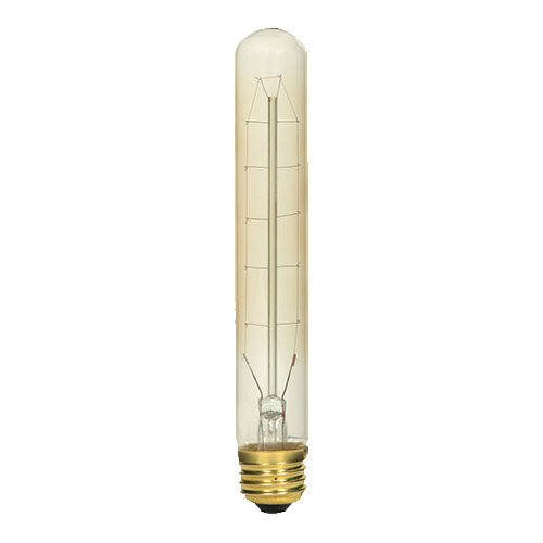 Satco S2422, T9 Incandescent, 60W, 120V, 2700K Warm White, 240 Lumens, Medium E26 Base, Clear Finish, 10 Packs