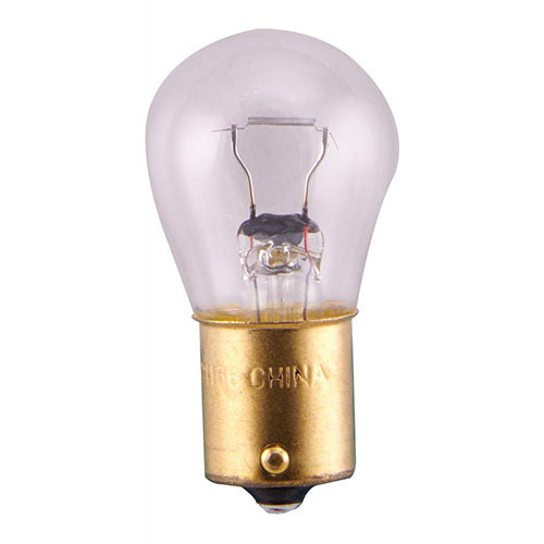 Satco S2732, S8 Miniature, 26.9W, 12.8V, Bayonet Single Contact Base, Clear Finish, 10 Packs