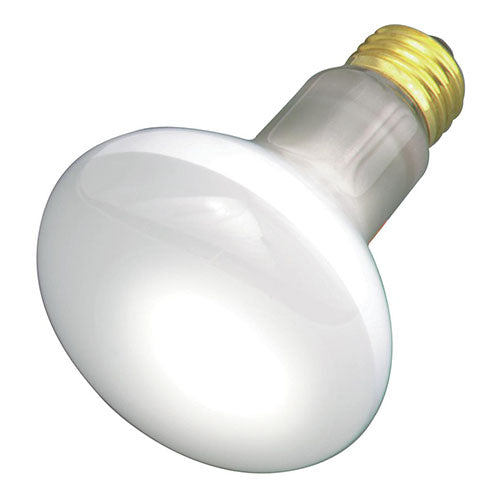 Satco S2810-TF, R20 Incandescent, 30W, 130V, 2700K Warm White, 185 Lumens, Medium E26 Base, Shatter Proof, Frost Finish
