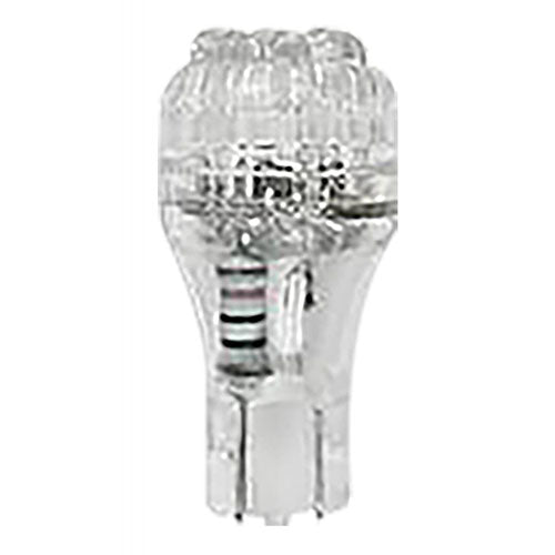 Satco S7974, T5 LED, 1.6W, 12V, 5000K Natural Light, Wedge Base, White Finish