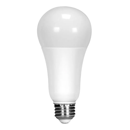Satco S28487, A19 LED, 16.5W, 120V, 5000K Natural Light, 1600 Lumens, Medium E26 Base, Frost Finish