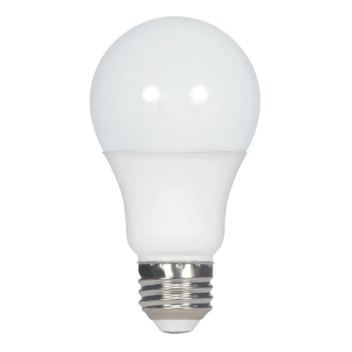 Satco S28594, A19 LED, 5.5W, 120V, 5000K Natural Light, 450 Lumens, Medium E26 Base, Frost Finish