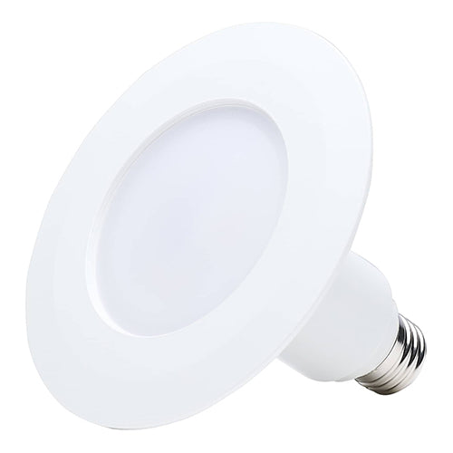 Satco S29598, 4'' LED Downlight Retrofit, 8.5W, 120V, 2700/3000/3500/4000/5000K CCT Selectable, 500 Lumens, Round, White Finish