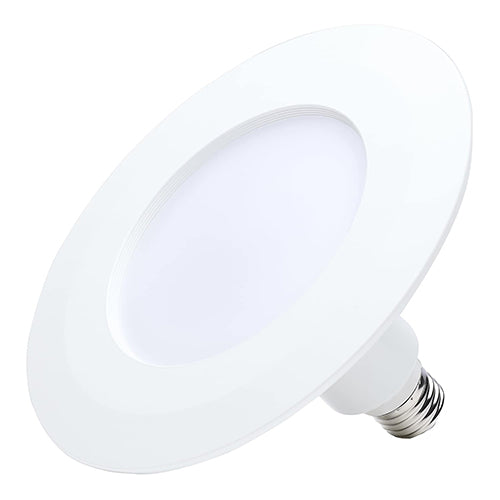 Satco S29599, 5-6'' LED Downlight Retrofit, 12W, 120V, 2700/3000/3500/4000/5000K CCT Selectable, 800 Lumens, Round, White Finish