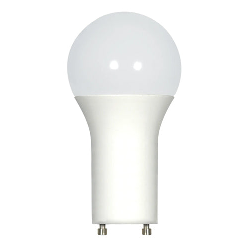 Satco S29842, A19 LED, 9.8W, 120V, 4000K Cool White, 800 Lumens, Bi Pin GU24 Base, Frost Finish, 6 Packs