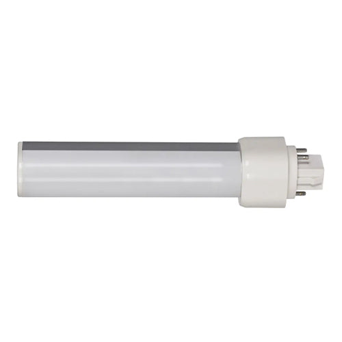 Satco S29853, PL 4-Pin LED, 9W, 5000K Natural Light, 1100 Lumens, G24q Base, Frost Finish