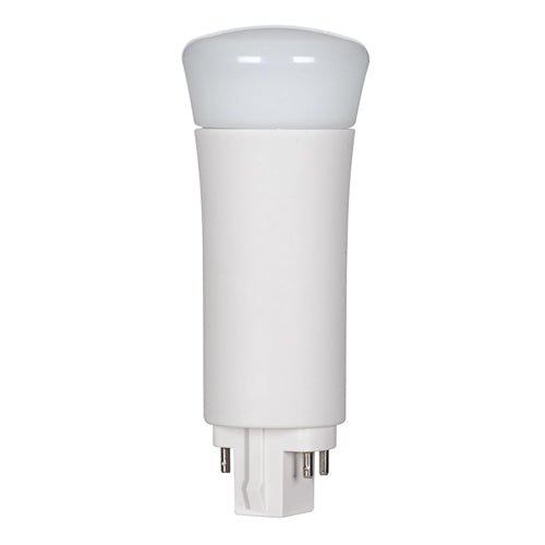 Satco S29861, PL 4-Pin LED, 9W, 5000K Natural Light, 1100 Lumens, G24q Base, Frost Finish