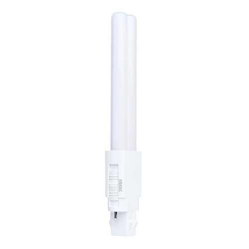 Satco S29881, 5WPLSL/8CCT5/GX23/OAB/U, PLS LED, 5W, 120-277V, 2700/3000/3500/4000/5000K CCT Selectable, 710 Lumens, GX23 Base, Omni, Type A/B, White Finish
