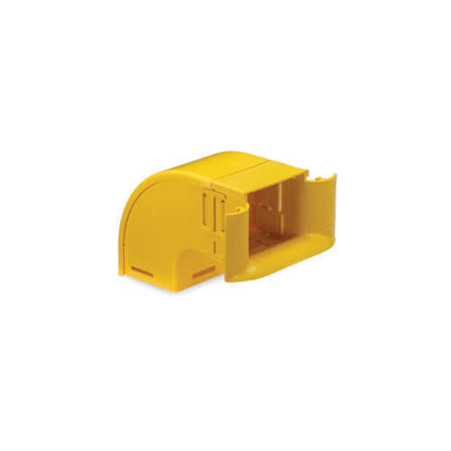 Leviton S2DRP-DCT, 2''x2'' Solid Drop-Off Kit (for Ducts), Yellow
