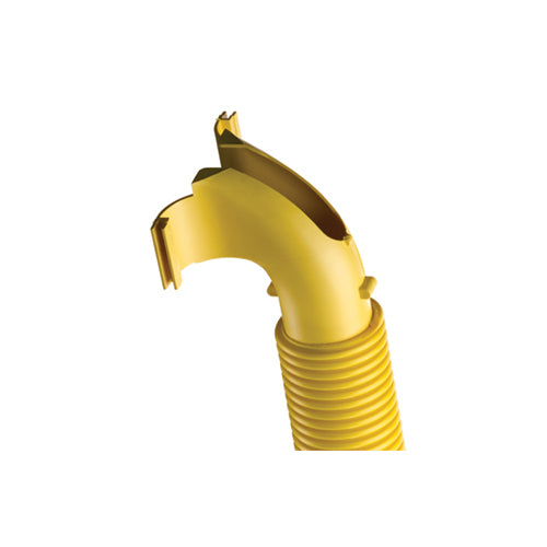 Leviton S2DRP-TUB, 2''x2'' Side Drop-Off Kit, Used for Round Convoluted Tubing, Yellow