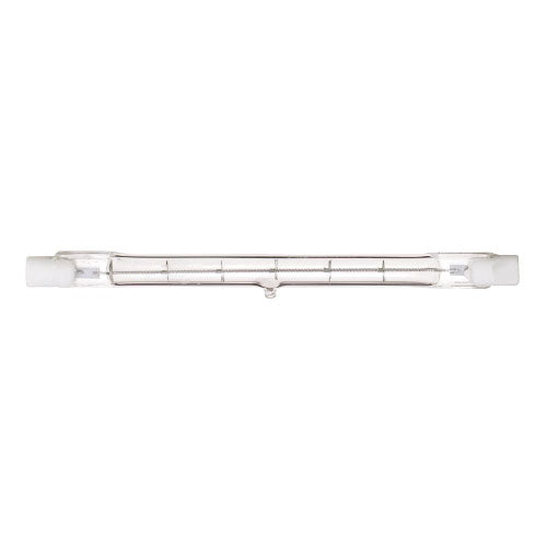 Satco S3136, T3 Halogen, 200W, 120V, 2900K Warm White, 3400 Lumens, Double Ended Base, Clear Finish, 12 Packs