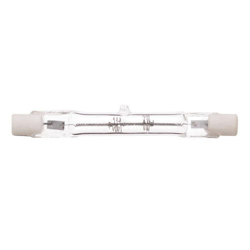 Satco S3146, T3 Halogen, 100W, 120V, 2900K Warm White, 1650 Lumens, Double Ended Base, Clear Finish, 12 Packs