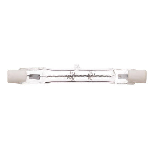 Satco S3199, T3 Halogen, 75W, 120V, 2900K Warm White, 1050 Lumens, Double Ended Base, Clear Finish, 12 Packs