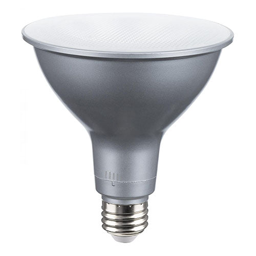 Satco S32250, PAR38 High Lumen LED, 21W, 120V, 2700/3000/3500/4000/5000K CCT Selectable, 3000 Lumens, Medium E26 Base, Silver Finish