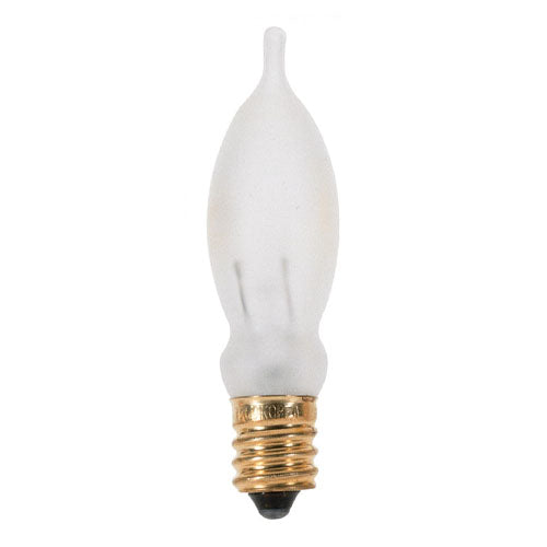 Satco S3242, CA5 Incandescent, 7.5W, 120V, 2700K Warm White, 35 Lumens, Candelabra E12 Base, Frost Finish, 50 Packs