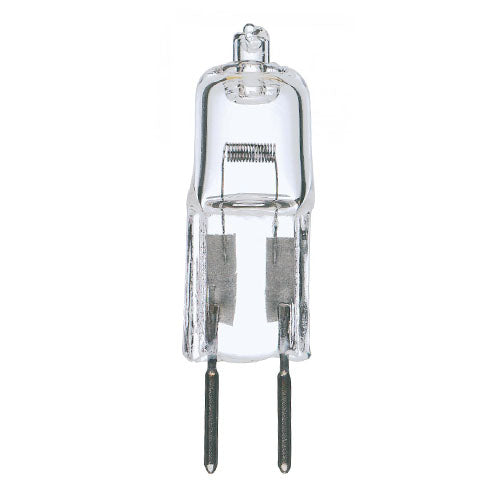 Satco S3420, T3 Halogen, 20W, 12V, 2900K Warm White, 300 Lumens, Bi Pin G4 Base, Clear Finish, 12 Packs