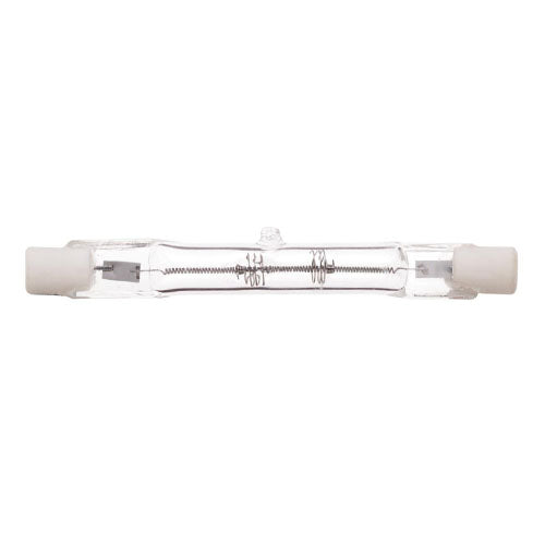 Satco S3426, T3 Halogen, 250W, 120V, 2900K Warm White, 4500 Lumens, Double Ended Base, Clear Finish, 12 Packs