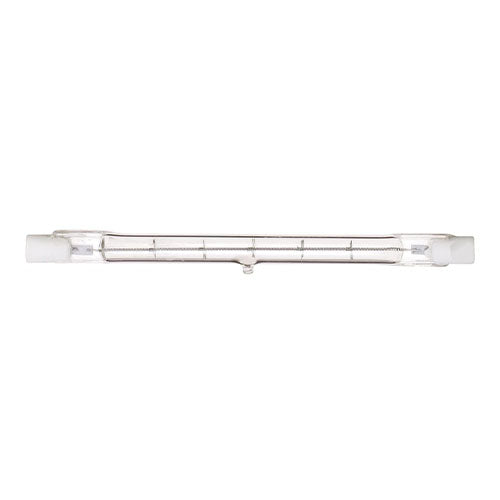 Satco S3433, T3 Halogen, 500W, 120V, 2900K Warm White, 9500 Lumens, Double Ended Base, Clear Finish, 12 Packs