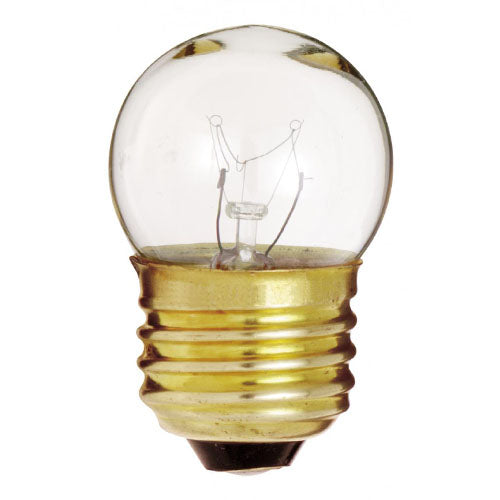 Satco S3794, S11 Incandescent, 7.5W, 120V, 2700K Warm White, 40 Lumens, Medium E26 Base, Clear Finish, 20 Packs