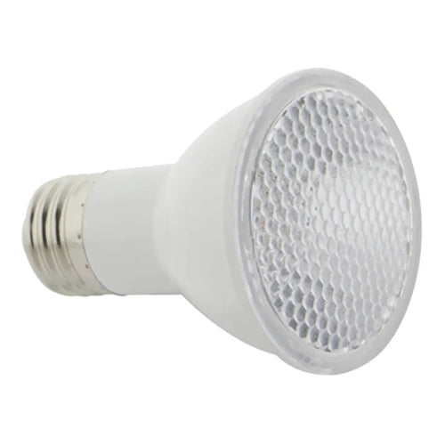 Satco S39188, PAR20 LED, 6.5W, 120V, 150 Lumens, Medium E26 Base, 40° Beam Angle, Clear Finish