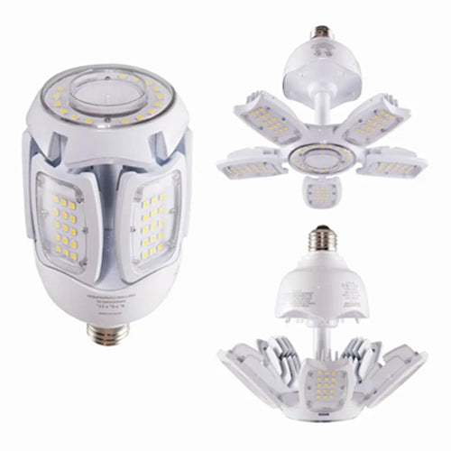 Satco S39750, LED HID Replacement, 30W, 100-277V, 5000K Natural Light, 4200 Lumens, Medium E26 Base, Clear Finish