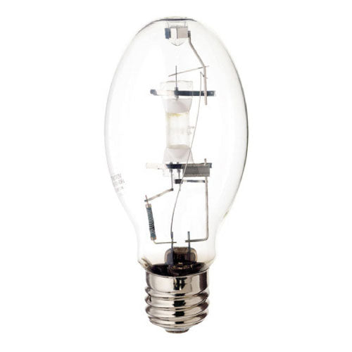 Satco S4291, Metal Halide HID, 200W, 4000K Cool White, 21000 Lumens, Mogul Extended EX39 Base, Clear Finish
