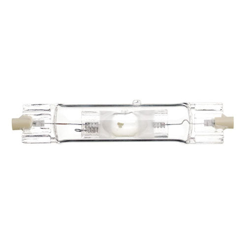 Satco S4292, Metal Halide HID, 70W, 3000K Warm White, 6500 Lumens, Recessed Single Contact Base, Clear Finish