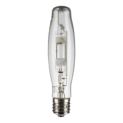 Satco S4389, Metal Halide HID, 400W, 4000K Cool White, 36000 Lumens, Mogul E39 Base, Clear Finish
