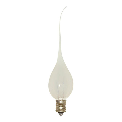 Satco S4520, C7 Incandescent, 5W, 120V, 2700K Warm White, 10 Lumens, Candelabra E12 Base, Clear Finish, 24 Packs
