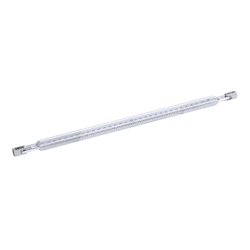 Satco S4550, T3 Halogen, 375W, 120V, 2400K Warm White, R7s Base, Clear Finish