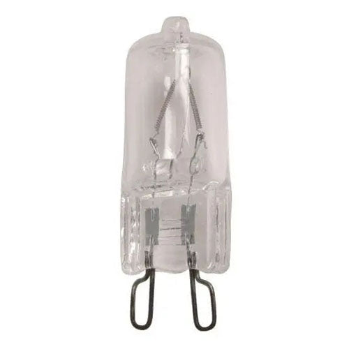 Satco S4648, T4 Halogen, 60W, 120V, 2900K Warm White, 820 Lumens, Double Loop Base, Clear Finish, 48 Packs