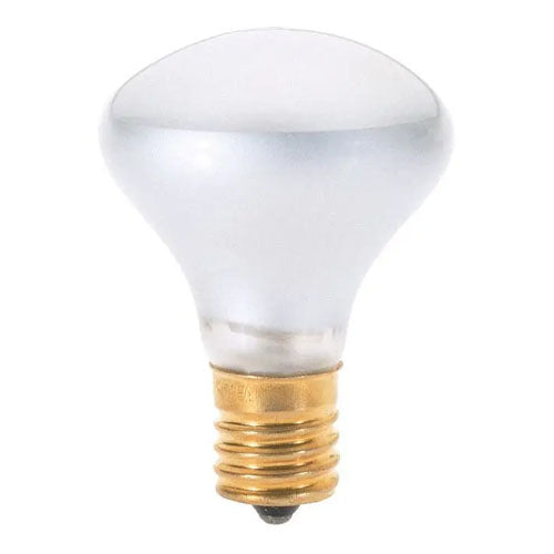 Satco S4700, R14 Incandescent, 25W, 120V, 2700K Warm White, 135 Lumens, Intermediate E17 Base, Frost Finish, 10 Packs