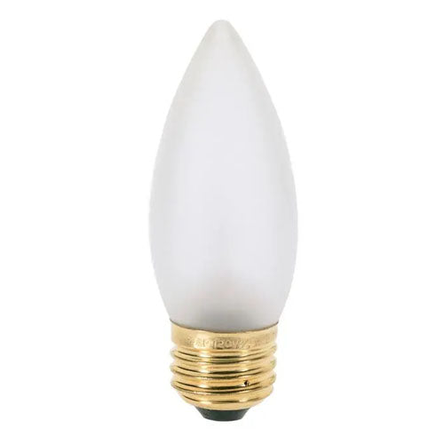 Satco S4742, B10 Incandescent, 40W, 120V, 2700K Warm White, 300 Lumens, Medium E26 Base, Frost Finish, 10 Packs