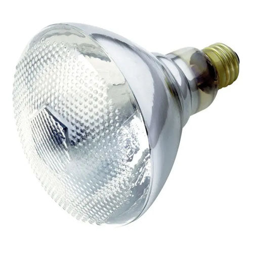Satco S4752, BR38 Incandescent, 175W, 120V, 2700K Warm White, Medium E26 Base, Clear Finish, 12 Packs