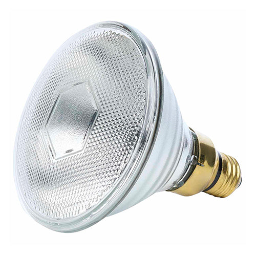 Satco S4798, PAR38 Incandescent, 125W, 120V, 2700K Warm White, Medium E26 Base, Clear Finish