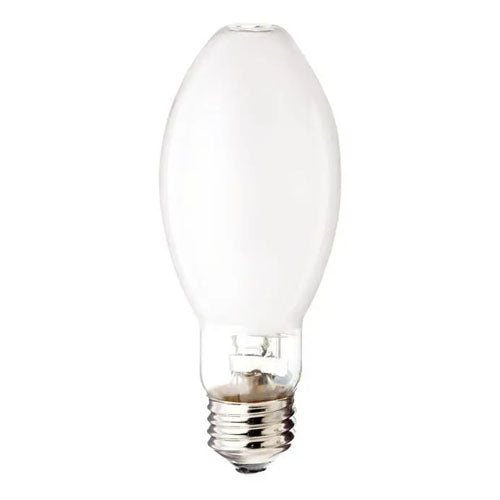 Satco S4857, Metal Halide HID, 70W, 3700K Cool White, 5300 Lumens, Medium E26 Base, Coated White Finish