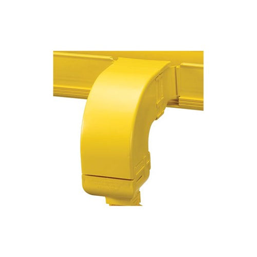 Leviton S4DRP-DRP, 4''x4'' Side Drop-Off Kit, Yellow