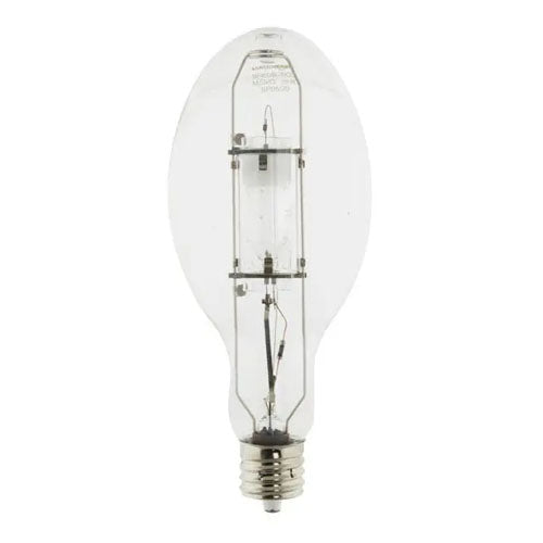 Satco S5887, Metal Halide HID, 400W, 4200K Cool White, 40000 Lumens, Mogul E39 Base, Clear Finish