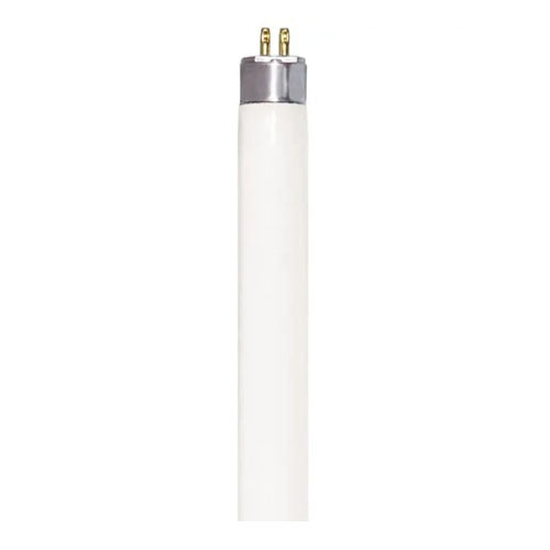 Satco S6445, 4' T5 Fluorescent, 54W, 4100K Cool White, 4725 Lumens, Miniature Bi Pin Base, White Finish